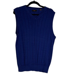 Callaway Men's V-Neck Blue Golf Athleisure Sweater Vest